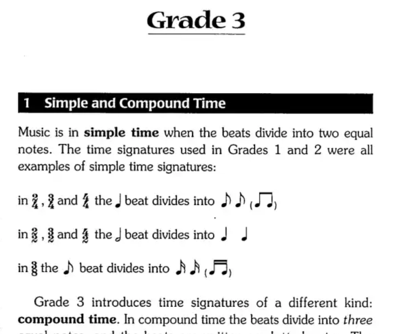 First Steps In Music Theory - Grade 1 - 5 Book