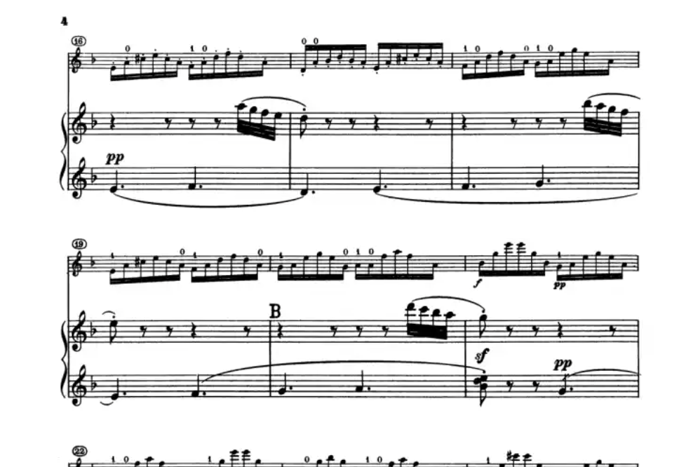 Novacek - Perpetuum Mobile For Violin with Piano Accompaniment