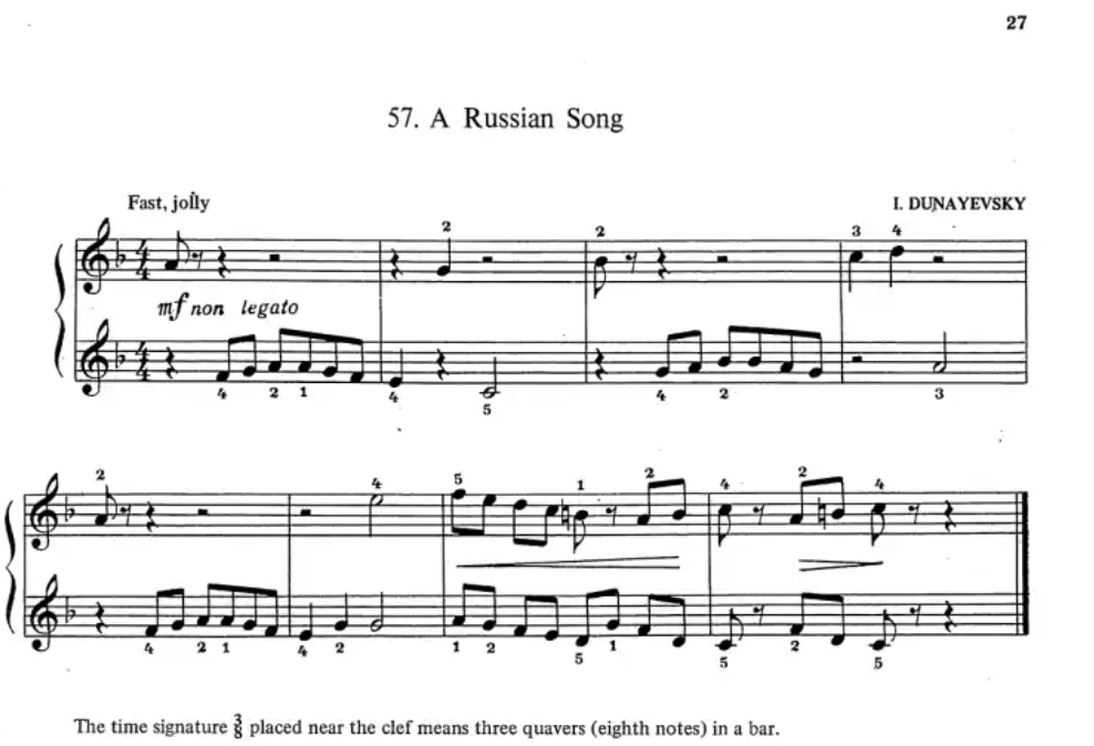 The Russian School Of Piano Playing - Book 1 / Part 1