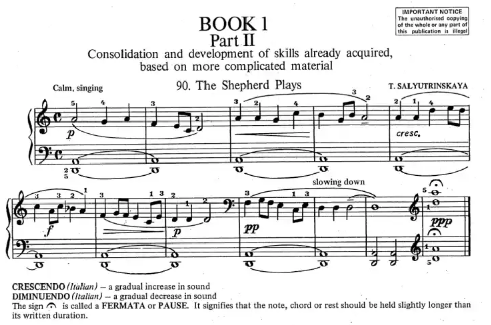 The Russian School Of Piano Playing - Book 1 / Part 2
