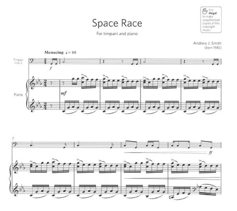 ABRSM Percussion Exam Pieces & Studies - Grade 2 Book