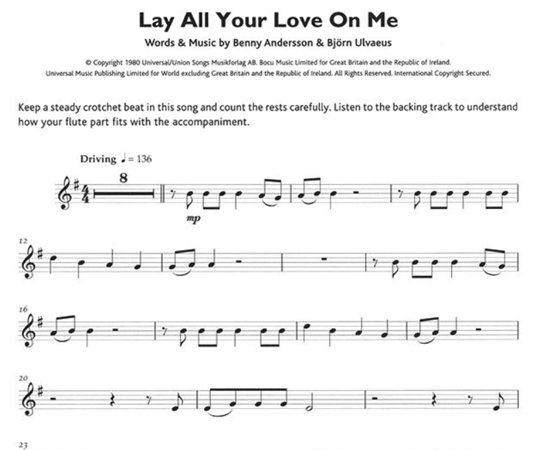 Grade 1 Flute Pieces Book with Audio