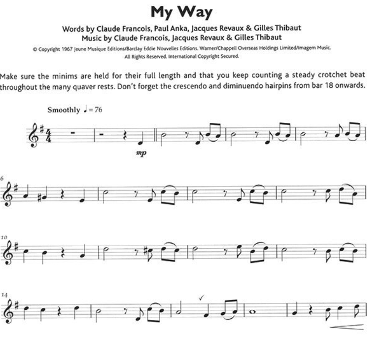 Grade 1 Flute Pieces Book with Audio