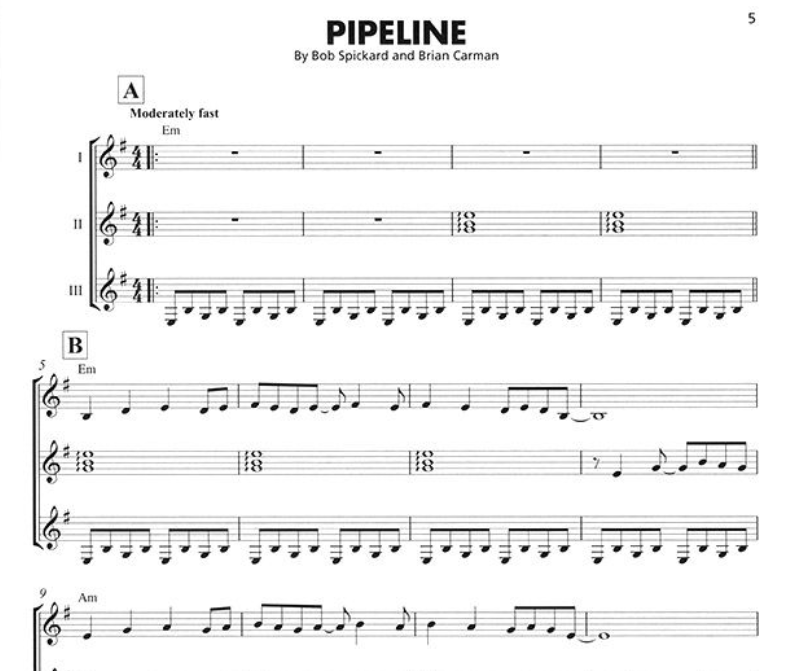 Essential Elements Rock Instrumentals - Guitar Ensemble Book