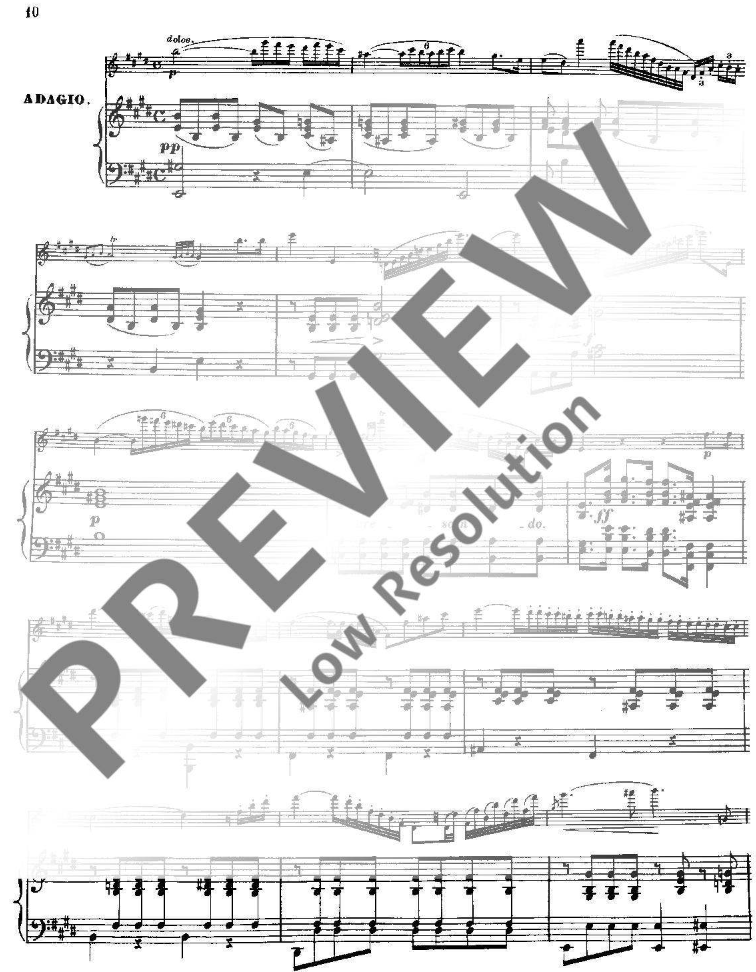 Albert Franz Doppler - Air Valaques for Flute and Piano Book