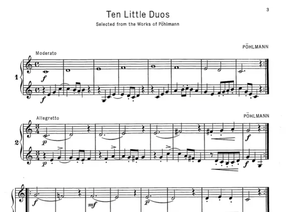 Rubank Selected Duets - French Horn Volume 1 Book (Easy/Medium)