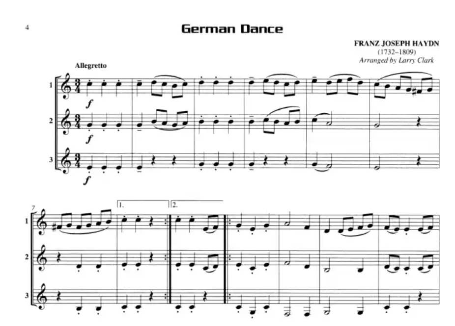 Compatible Trios For Winds - Horn In F Book (32 Trios)