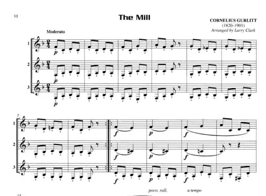 Compatible Trios For Winds - Horn In F Book (32 Trios)