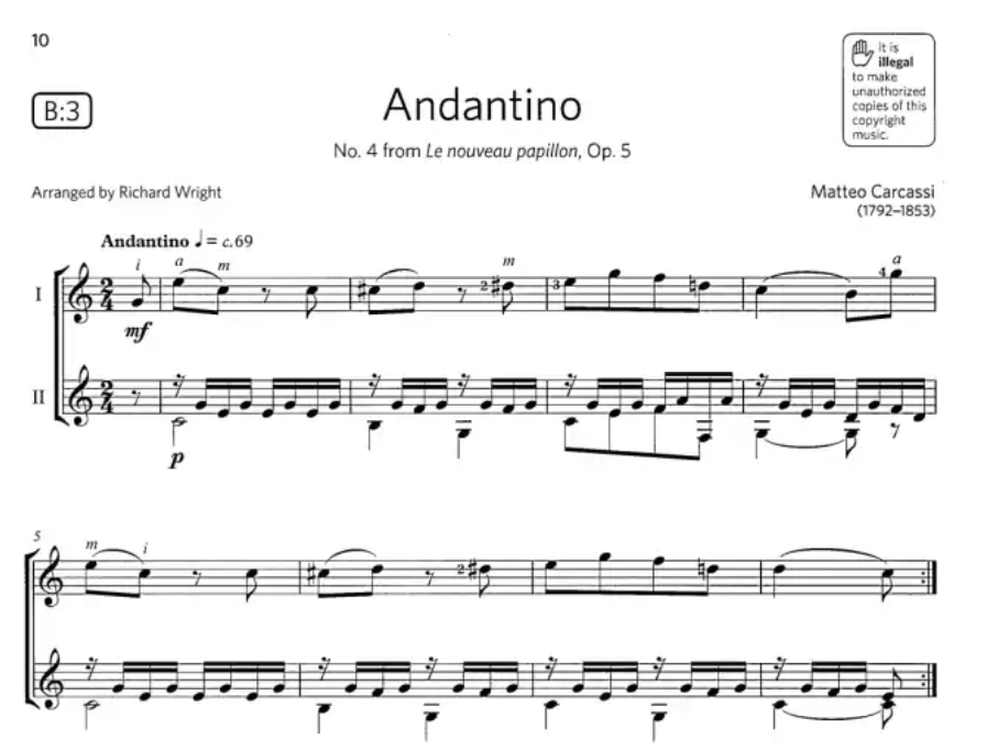 ABRSM - Guitar Exam Pieces - Grade 2 Book (2019)