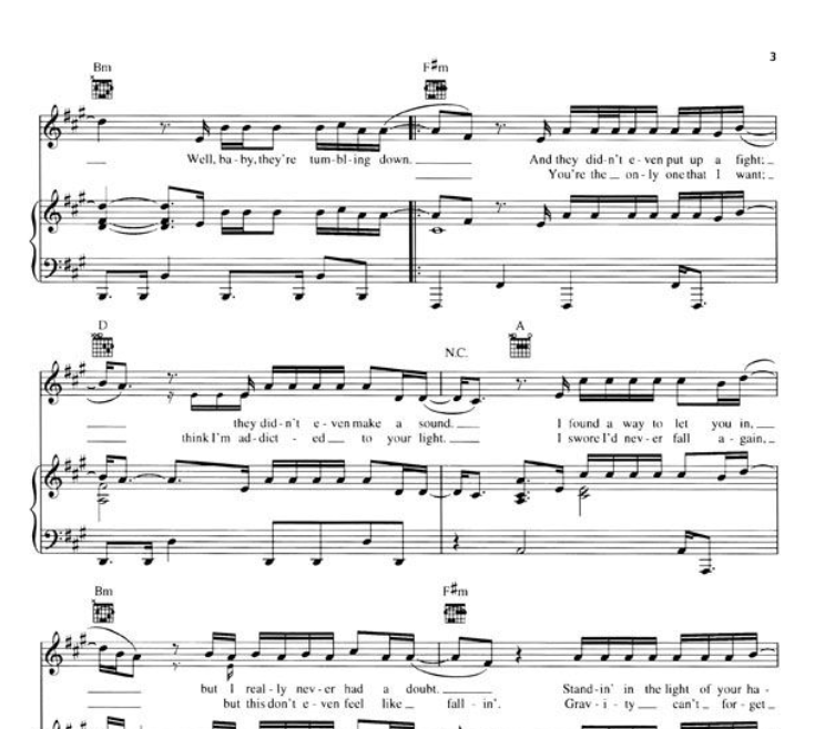 Beyonce - Halo Piano/Vocal/Guitar Sheet Music
