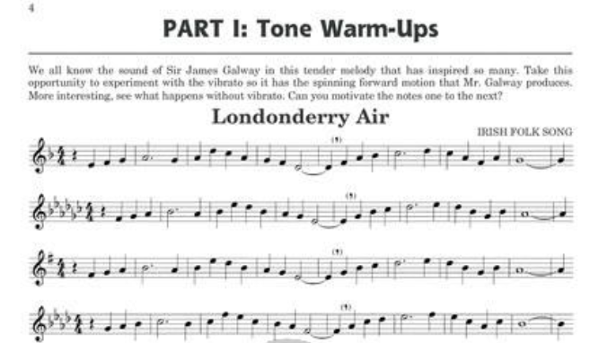 Joan Sparks - 24 Melodious Warm-Ups for Flute Book