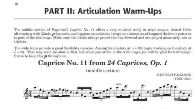 Joan Sparks - 24 Melodious Warm-Ups for Flute Book