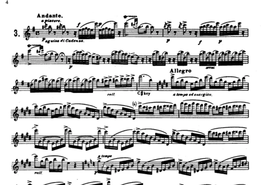 Ernesto Kohler - 35 Exercises for Flute Op 33 Book 2 (No 16-27)