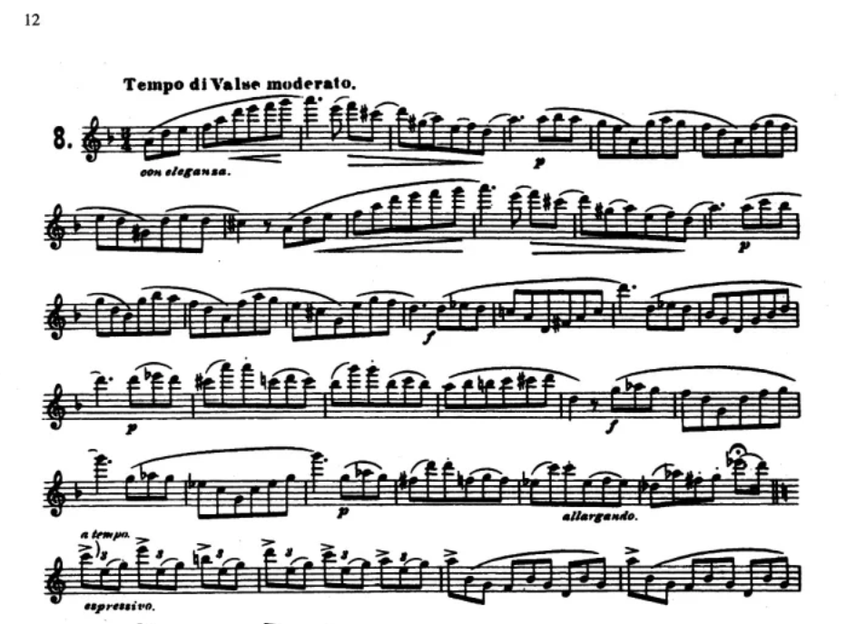 Ernesto Kohler - 35 Exercises for Flute Op 33 Book 2 (No 16-27)