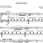 Isaac Albeniz -  Granada Flute Book