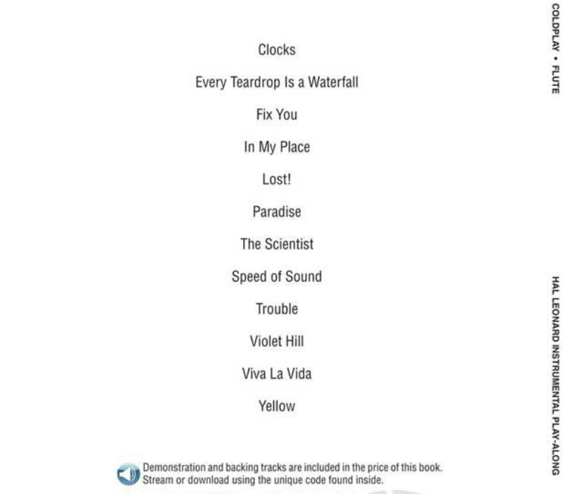 Coldplay - Play Along For Viola Book/Ola