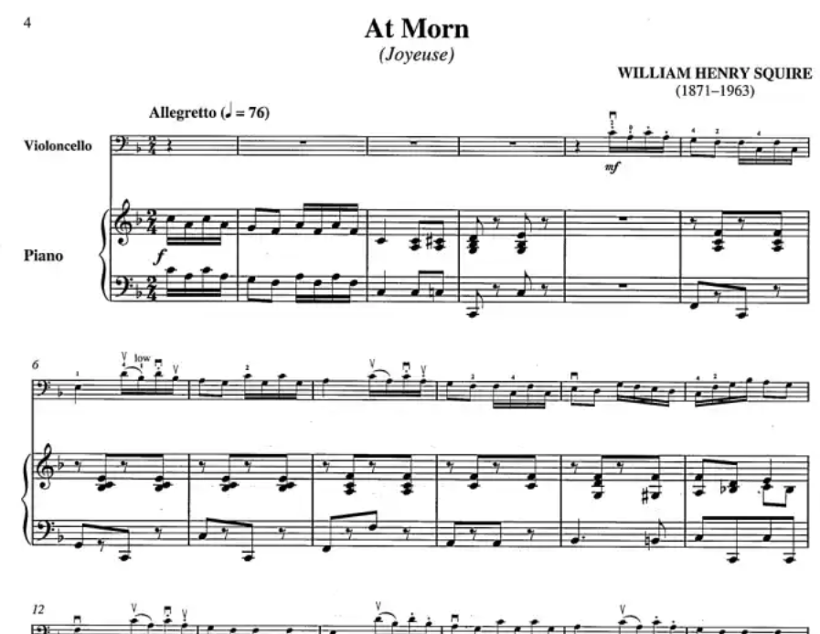 Squire Solo Cello Collection Cello/Piano Book with Audio