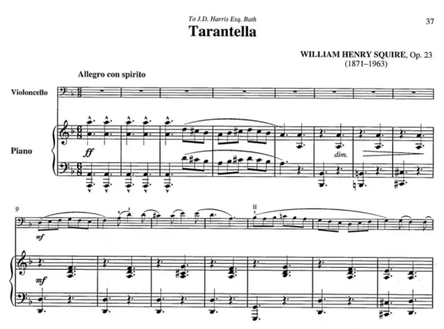 Squire Solo Cello Collection Cello/Piano Book with Audio