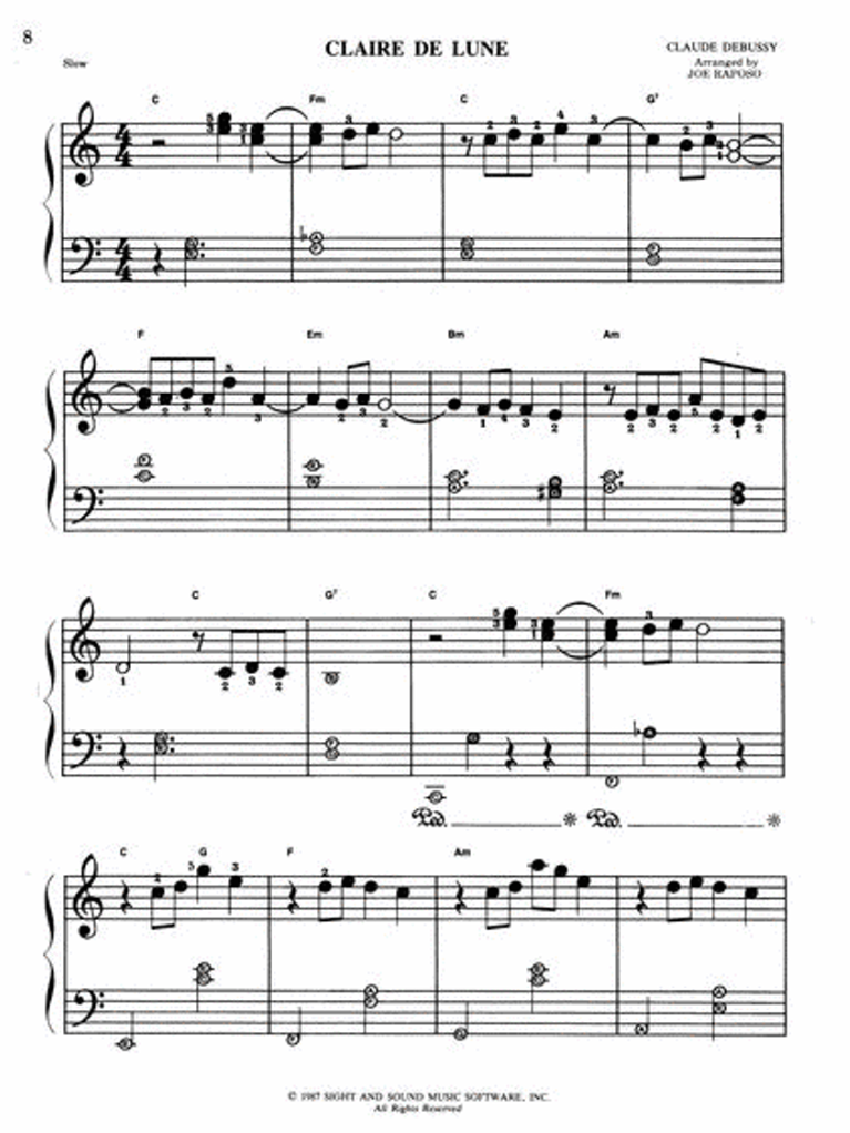 Piano Classics Easy Piano Book (22 Songs)
