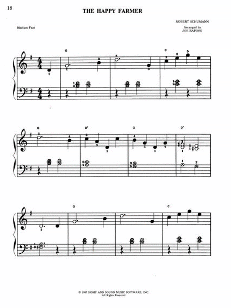 Piano Classics Easy Piano Book (22 Songs)