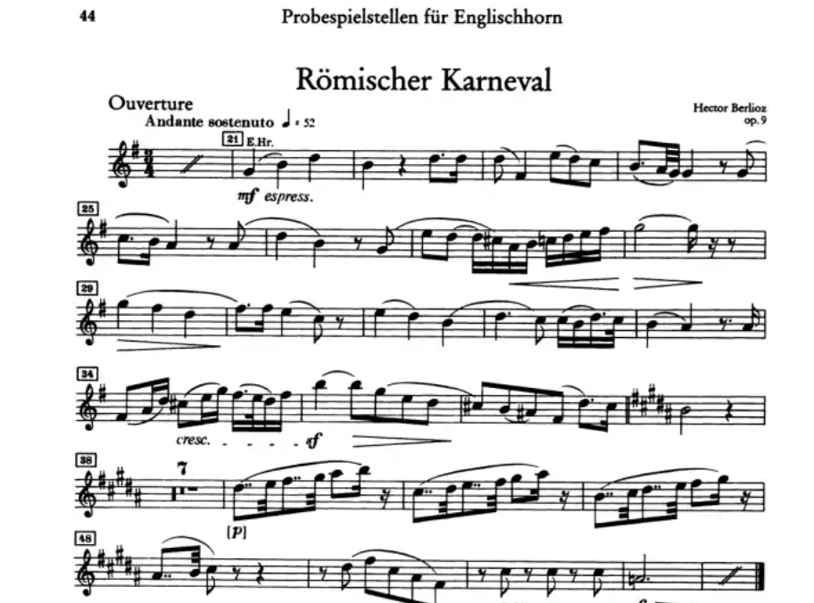 Test Pieces For Orchestral Auditions - Oboe Book