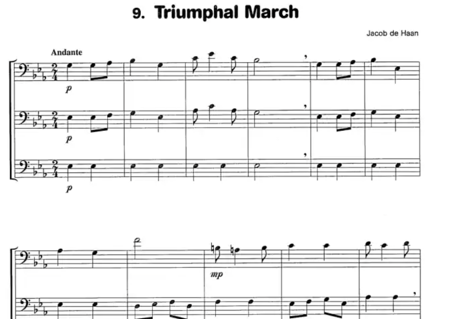 Look Listen & Learn - Trios For Trombone Bass Clef Book