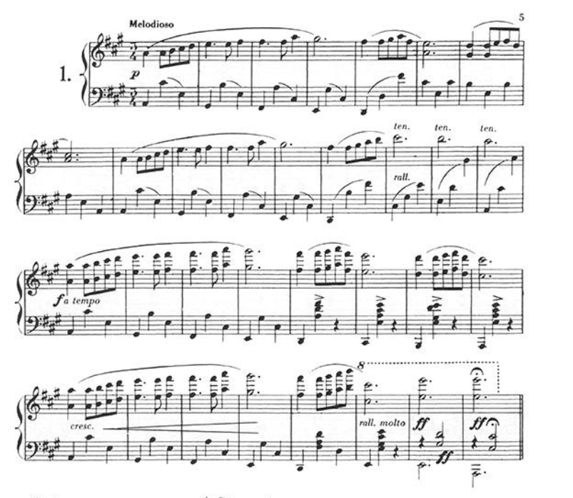Enrique Granados - Valses Poeticos for Piano Solo Book