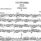 Wilhelm Sturm - 110 Studies Op 20 Volume 1 Bass Book