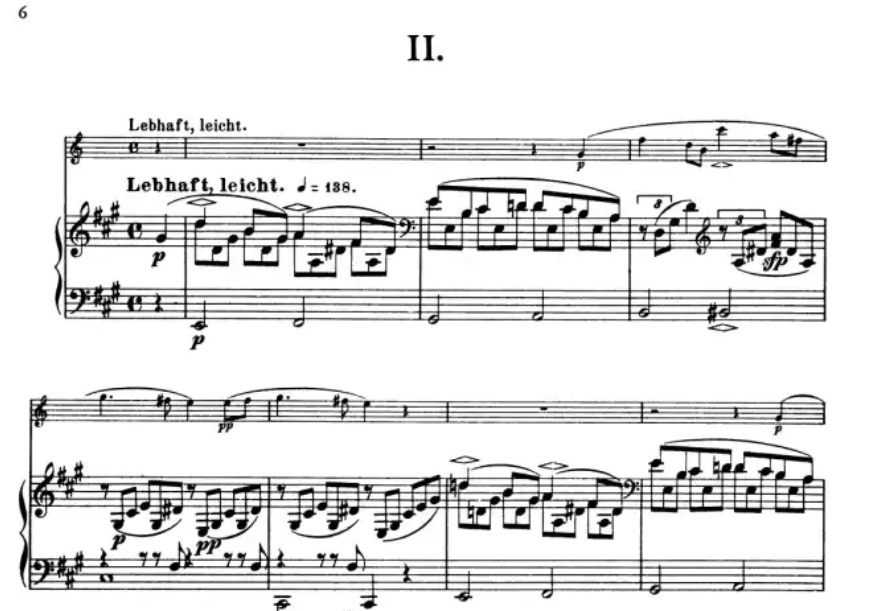 Robert Schumann - Fantasy Pieces Op 73 for Clarinet in A and Piano Book