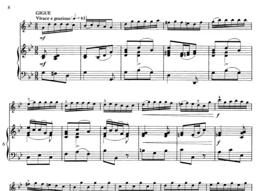 Henry Eccles - Sonata in G Minor for Violin and Piano Book