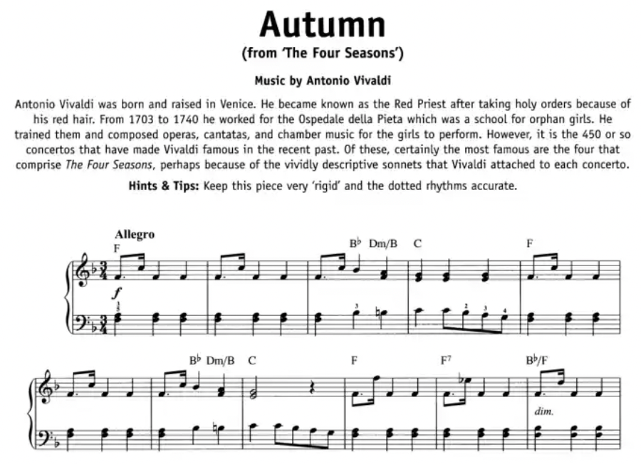 Really Easy Piano Classical Songbook