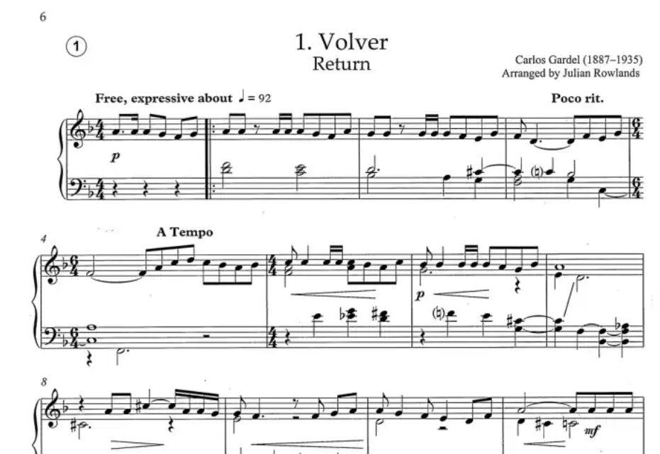 Argentinian Tango And Folk Tunes For Piano Book/Cd