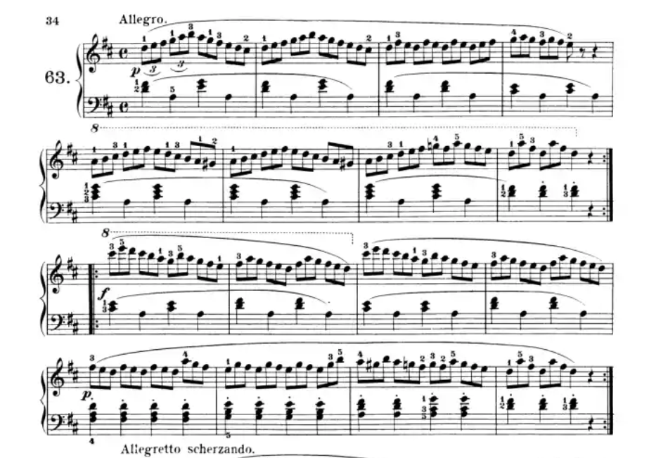 Carl Czerny - Practical Method For Beginners Op 599 Piano Book