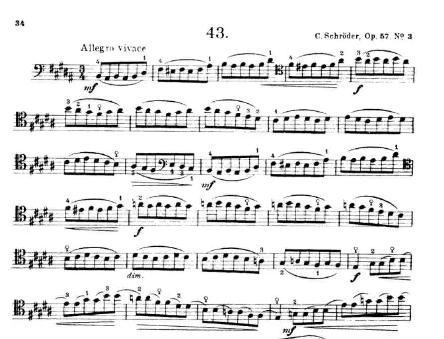 Alwin Schroeder - 170 Foundation Studies For Cello Volume 1 Book