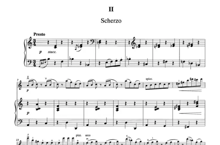 Prokofieff - Sonata No 2 Op 94A For Violin with Piano Accompaniment Book