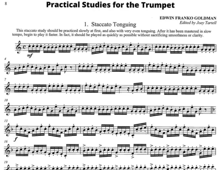 Edwin Franko Goldman - Practical Studies For The Trumpet Book