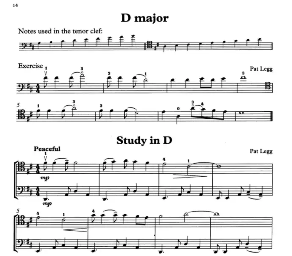 Learning The Tenor Clef Cello Book