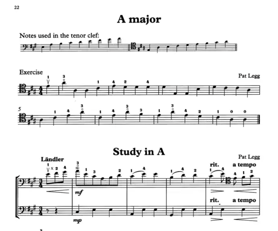 Learning The Tenor Clef Cello Book