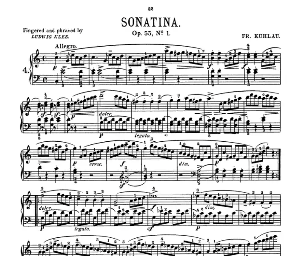 Sonatina Album For Piano Book (Abridged Edition)