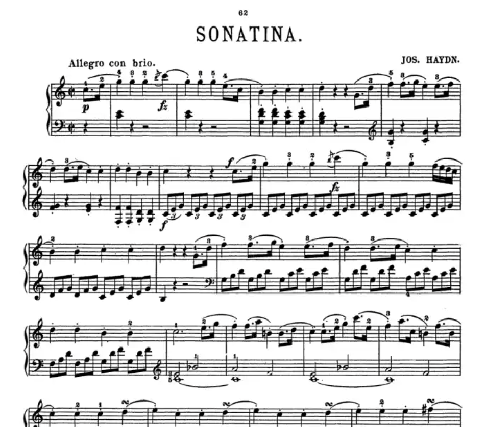 Sonatina Album For Piano Book (Abridged Edition)