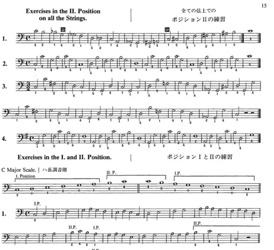Franz Simandl - New Method For Double Bass Book 1