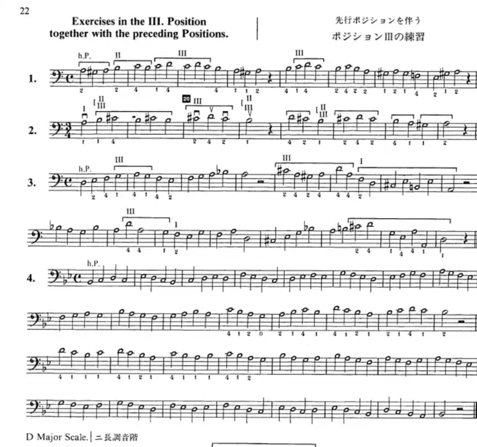 Franz Simandl - New Method For Double Bass Book 1