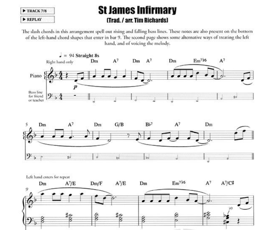 Beginning Jazz Piano - Part 2 Book/Ola