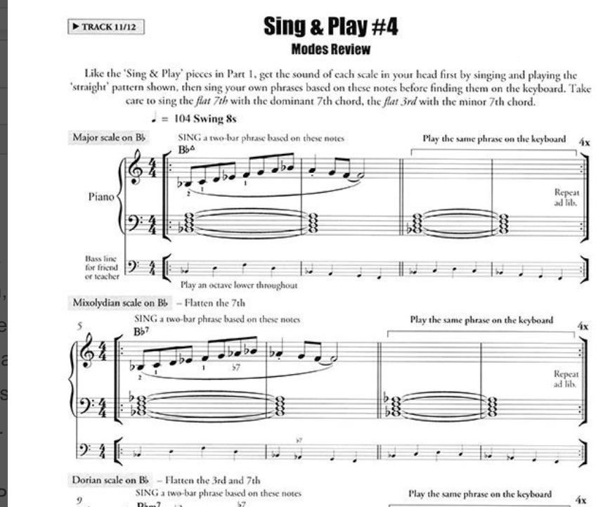 Beginning Jazz Piano - Part 2 Book/Ola