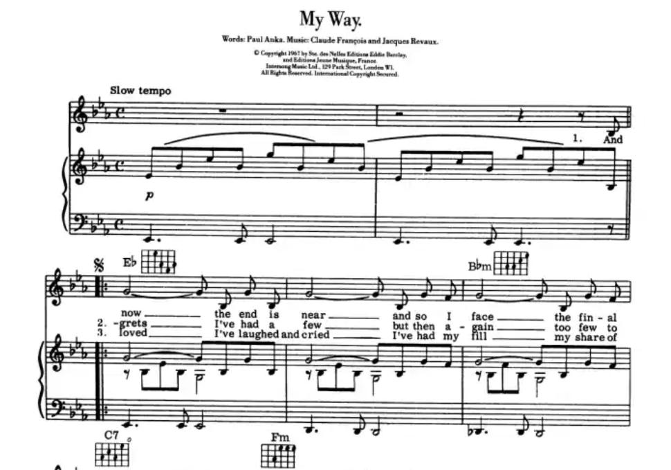 The Frank Sinatra - Piano/Vocal/Guitar Songbook (28 Songs)