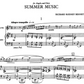Richard Rodney Bennett - Summer Music For Flute with Piano Book