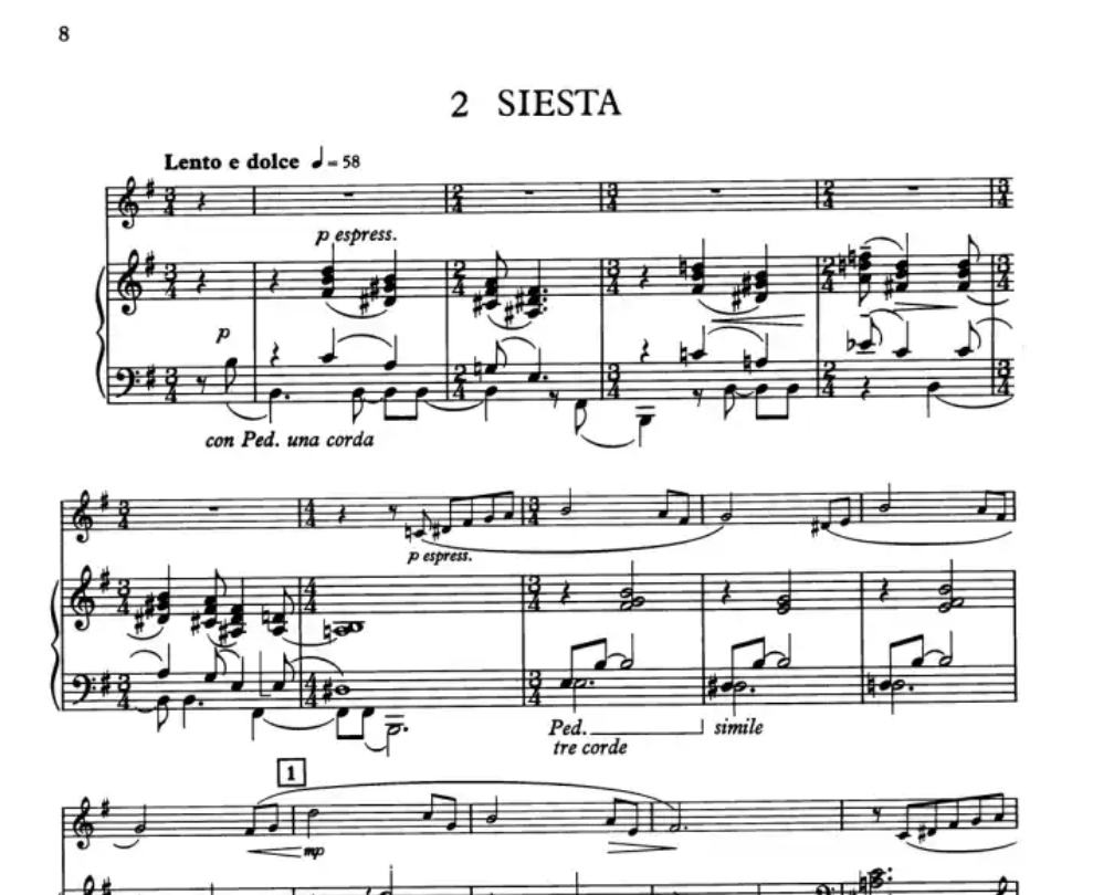 Richard Rodney Bennett - Summer Music For Flute with Piano Book