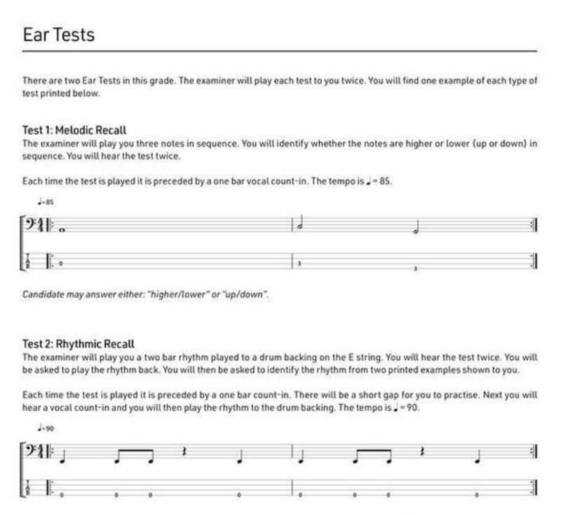 Rockschool Bass Grade 1 Book (2024+) New Edition