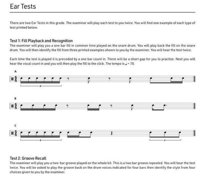 Rockschool Drums Grade 6 Book (2024+) New Edition