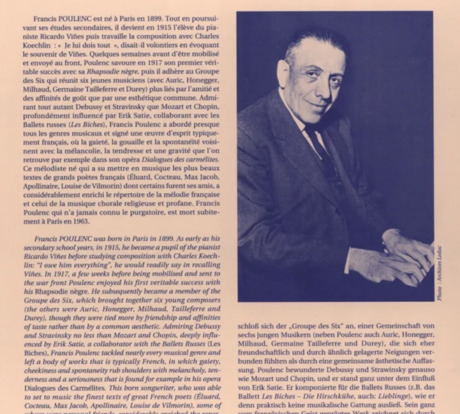 Francis Poulenc - Nocturnes For Piano Book